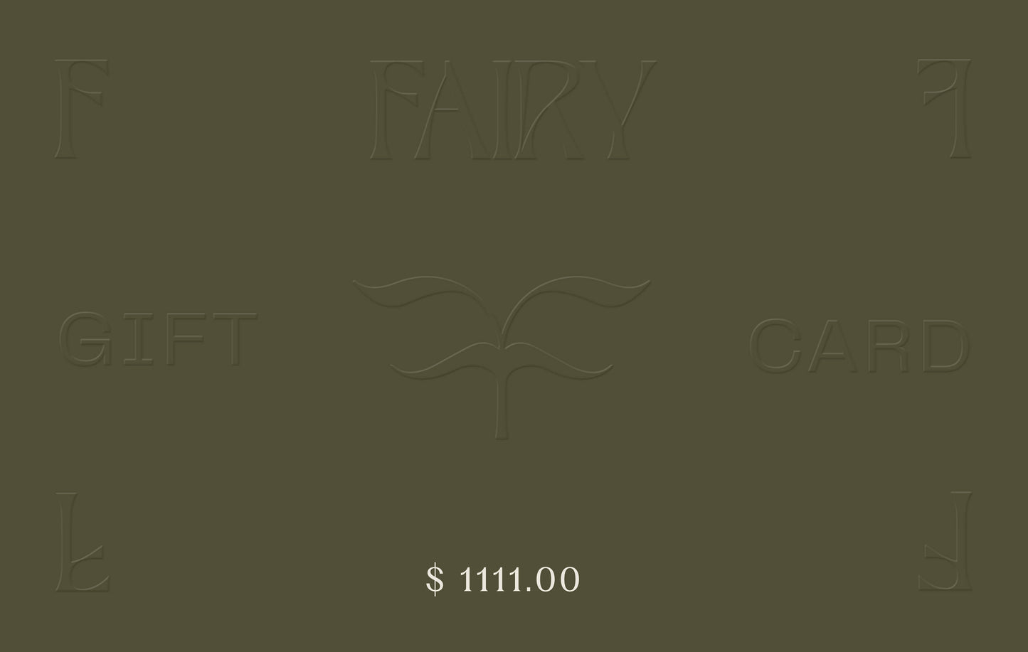 El mejor regalo. Fairy gift card